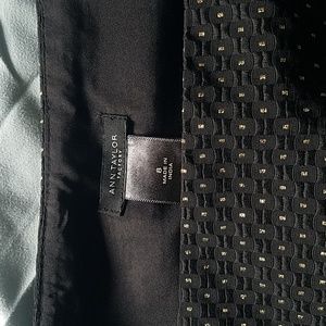 Ann Taylor knee length skirt. Jack with gold sparkles applications. NWT